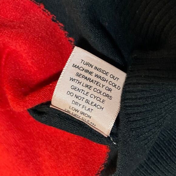 Philosophy Large Polka Dot Crew Neck Long Sleeve Sweater Size Medium Romantic - Picture 8 of 9